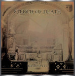 Stench of Death -yhteyen 'Retrospect'–albumin kansikuva, jossa näkyy suuri ruskea holvikaari, joka on valottunut ja puhkipalanut. Sen alaosassa näkyy jonkinlaisia kirstuja tai arkkuja. Yläosassa bändin logo ja alaosassa kiekon nimi.