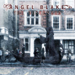 Angel Blaken "The Defenseless" -albumin kansikuvassa näkyy mustalla laivalla keskellä katua seilaavaa tummanpuhuva Kuolema, jota muut kanssakulkijat eivät tunnu noteeraavan millään tavalla. Bändin logo ja albumin nimi kuvan yläosassa.