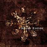 Shade Empiren "Zero Nexus" -albumin kansikuva. Kuvassa tummanruskeaa taustaa vasten piikikäs kollaasi hirviömäisiä olentoja, jotka ovat kuin sulautuneet toisiinsa kiinni. Kuvassa keskimmäisenä bändin logo, joka on valkoisella värillä ja pelkistetyin tikku