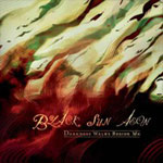 Black Sun Aeonin albumin "Darkness Walks Beside Me" kansikuva on abstrakti maalaus jonkinlaisesta palavasta taivaanrannasta, josta purkautuu savua ylöspäin. Bändin nimi, kuten albuminkin nimi, kuvan alaosassa kirjoitettuna valkoisella värillä. Logo on kau