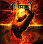Aeternamin albumi "Disciples of the Unseen" on infernaalinen potretti laavameressä lilluvasta ihmismäisestä olennosta, joka palaa punaisena ja keltaisena. Kuvan yläosassa lukee yhteyen nimi mustalla värin ja goottilaisin koristeellisin kirjaimin.