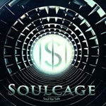 Soulcagen albumin "Soul For Sale" etukannessa näkyy metallisylinteri, jonka päädyssä valkoista valoa ja suuri dollarin valuuttaa merkitsevä symboli vihreällä värillä. Kuvan alaosassa metallisella värillä Soulcagen nimi.
