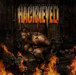 Hackneyedin albumn "Burn After Reaping" etukannessa näkyy alaosassa liekkejä ja yläosassa yhtyeen logo, jonka alla kyyristelee kolhittu, verinen, ihmishahmo, joka huutaa.