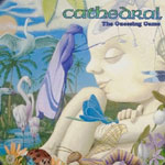 Cathedralin albumin "The Guessing Game" -albumin etukannessa mangahahmoa muistuttava vaalea poika tai tyttö, joka pitää silmiään kiinni. Kuva on värikäs ja kuin lastensadusta ikään. Kuvan oikeassa yläkulmasa näkyy Cathedral- logo, jonka alla violetilla vä