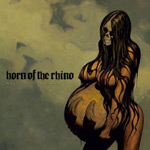 Horn of the Rhinon "Weight of Coronation" -albumin etukannessa näkyy piirros pitkähiuksisesta naisesta, jolla kasvot ovat luurangon ja vatsa pystyssä niin kuin olisi juuri synnyttämään lähdössä.