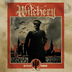 "Witchkrieg"-nimisen albumin laidat ovat vaaleanruskeat ja keskellä on synkkä piirros neuvostoliittolaisesta upseerista, jonka kasvojen tilalla on pääkallo. Kuvan yläosassa punaista vasten Witchery-logo.
