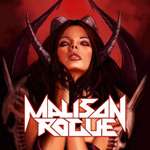 Malison Roguen samannimisen debyyttialbumin etukannessa näkyy piirros tummakutrisesta naisesta, jonka kaulasta ja ympäriltä kasvaa sarvia. Kuvan alaosassa lukee yhtyeen nimi valkoisella värillä.