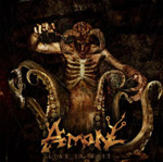 Amon-yhtyeen hirvimäisen debyyttialbumin "Liar In Wait" kansitaiteessa näkyy puoliksi ihmisen ja puoliksi mustekalan hybridi ojentelemassa käsiään ja lonkeroitaan. Kuvan alaosassa lukee Amon.