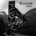 "Thorn"-EP:n harmaasävyinen kansitaide, jossa valokuva jonkinlaisesta kulmikkaasta toteemipaalusta vuoriston edustalla.