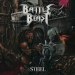Battle Beastin piirretty kansitaide "Steel"-albumia varten. Kuvassa robotit mättävät toisiaan pataan.