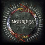 "Cannibal Nation" -albumin kannessa piirros piikikkäästä rinkulasta, jonka keskellä Mob Rulesin logo valkoisella värillä.