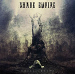 "Omega Arcane" -albumin kansitaiteessa piirros naishahmosta seisomassa suuren kivipaasin päällä. Kuvan yläosassa Shade Empire -logo mustalla värillä.